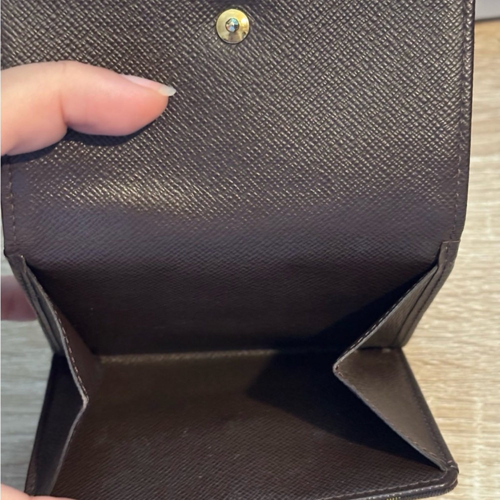 Louis Vuitton Dark Brown Monogram Wallet - Picture 3 of 12